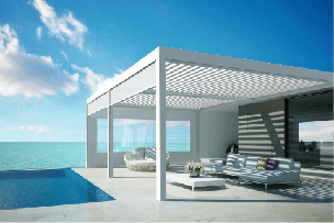 Luxury Shadow, Terrassendach Modell CAMARGUE
