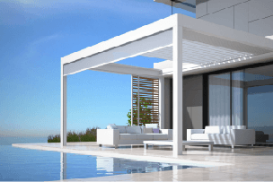 Luxury Shadow, Terrassendach Camargue Skye